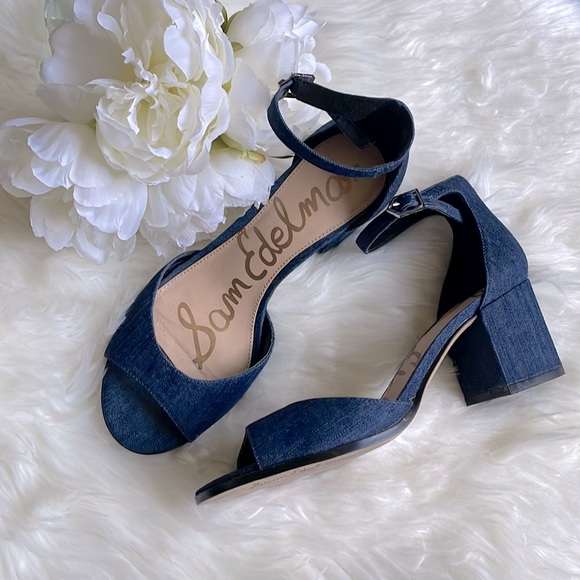 Sam Edelman Susie denim sandal - Picture 4 of 14